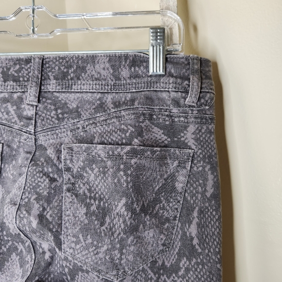 Democracy size 6 "AB"solution side zip python print jegging - Picture 7 of 8